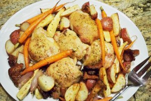 Chicken-Thighs-and-Rosted-Veggies
