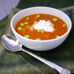 Tomato and Carrot Curry Soup